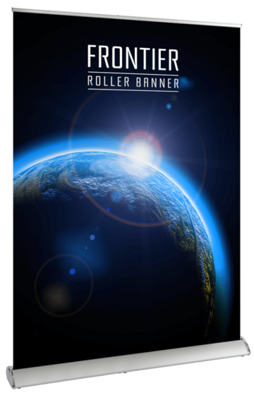 1500mm-wide Frontier Roller Banner