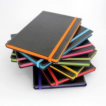 Accent A5 Notebook with a Black Cover