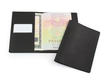 Black Biodegradable Passport Wallet