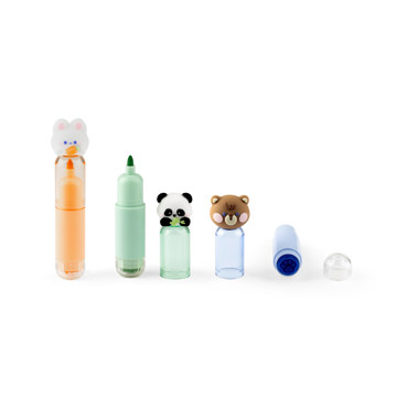 Cute Animal Friends Stamp Markers