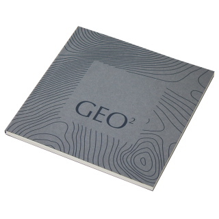 Geo2 Square Stone Notebook