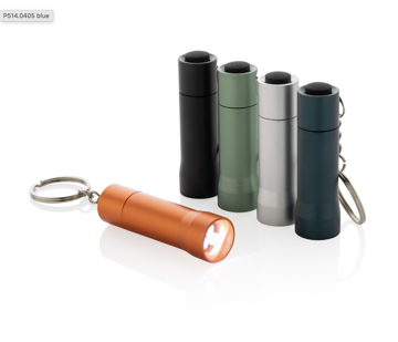  RCS recycled aluminium keychain torch