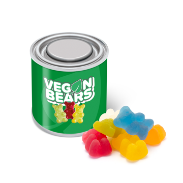 Small Paint Tin - Vegan Bears