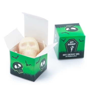 White Chocolate Raspberry Skulls