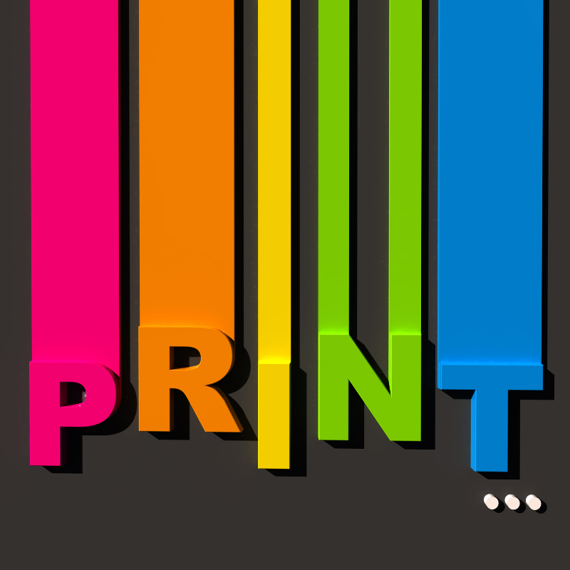 Full-colour digital printing on pencils