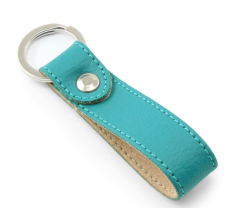 Recycled ELeather Promotional Key Fobs