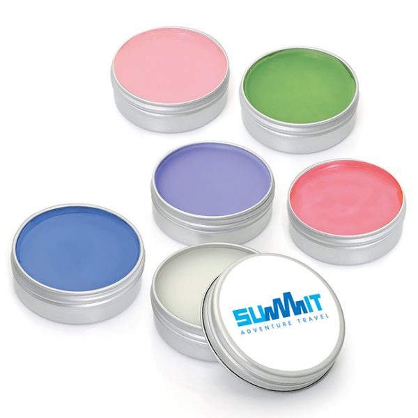 Promotional Lip Balm in Aluminium Tins