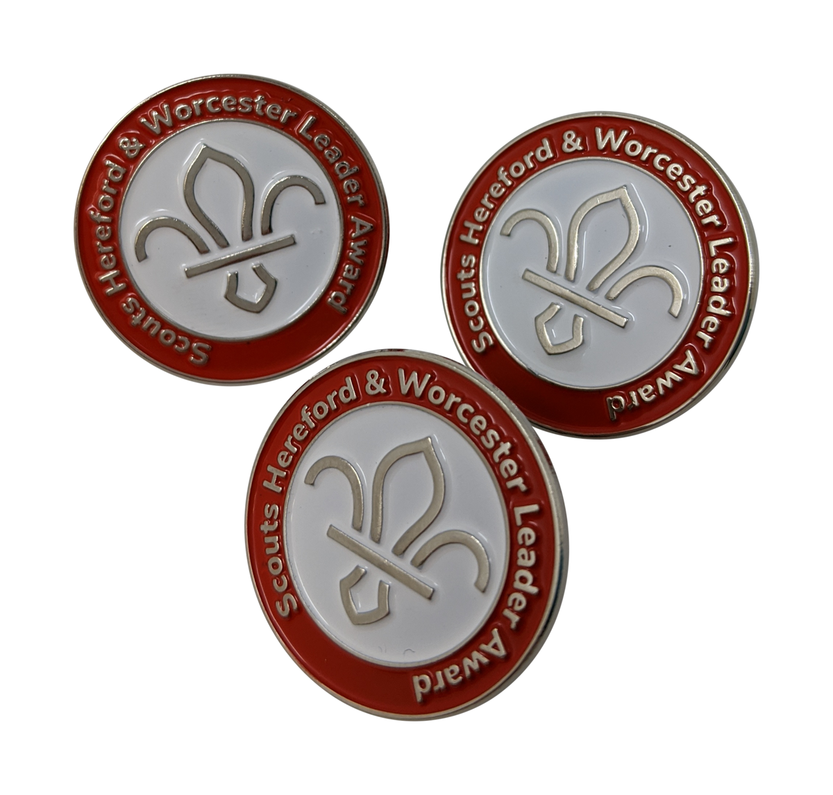 Hereford and Worcester Scouts pin badge